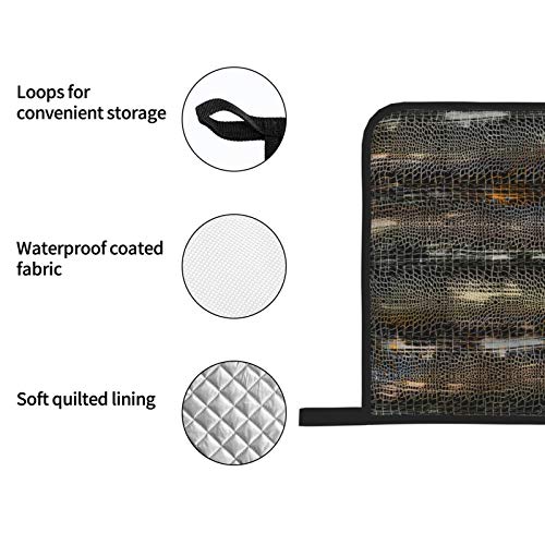 512oUJA%2B2cL Juego de Manoplas y Porta ollas para Horno,Patrón de diseño de Serpiente,Guantes y agarraderas Resistentes al Calor para… Juego de Manoplas y Porta ollas para Horno,Patrón de diseño de Serpiente,Guantes y agarraderas Resistentes al Calor para… - Imagen 7