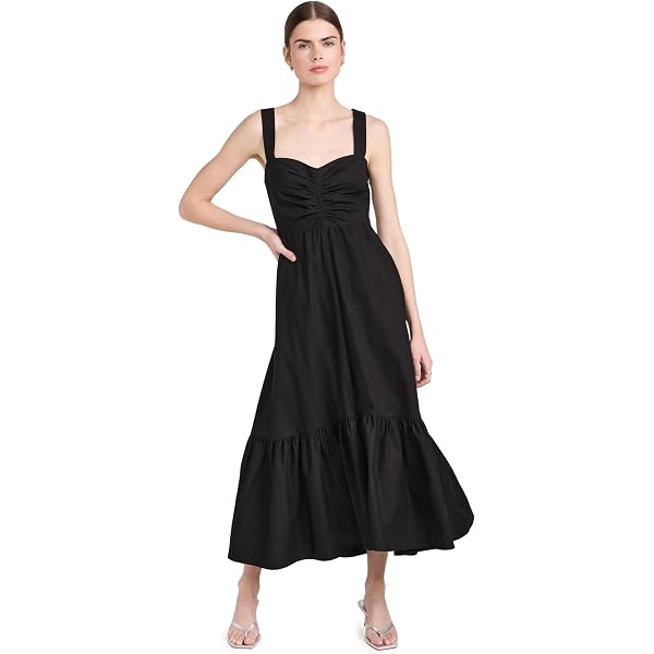 alc renzo dress black Anne Klein Plus Size Embroidered-Eyelet Short-Sleeve Midi Dress - Surf Blue main image 1