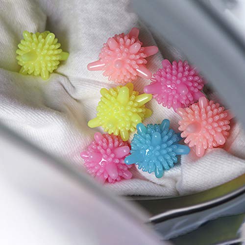 image for Feeke Dryer Balls, Eco Friendly Laundry Balls Colorful Reusable Dryer 