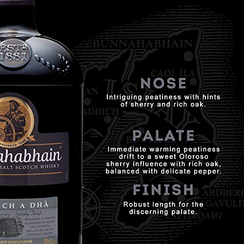 Bunnahabhain TOITEACH A DHÀ mit Geschenkverpackung Whisky (1 x 0.7 l) – Bild 6