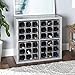 Stackable Modular Wine Rack - 12 Bottle Set (9 modules, 3 top Plates) Silver. Store up to 12 Bottles. Great for organizing and Creating Storage Space. by Stakrax
