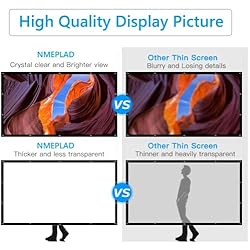 NMEPLAD Projector Screen 200INCH,Canvas Material