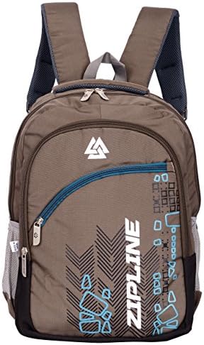 ZIPLINE Unisex Fashionable Casual Polyester 35 L Backpack School Bag Pack Women Men Boys Girls Children Daypack Travel Bag College Bag Book School Sports Bag Weekend Bag