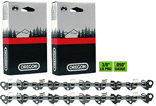 2 Pack, Oregon 91PX044G 44 Drive Link Chamfer Chisel Xtra Guard Chainsaw Chain Loops 3/8â€ Pitch x .050â€Gauge Replaces Stihl 63PM3 44 for 12