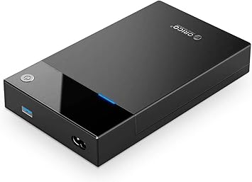 Orico - Carcasa para disco duro externo de 3,5 pulgadas, USB 3.0, para SATA de 3,