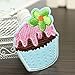 6pcs LIn Cake Iron On Patches Cartoon Embroidery Ice Cream Badges for Sewing Kids Clothing (6pcs)