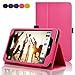 ACdream Case Fits ASUS MeMO Pad 7 LTE [with Auto Wake Sleep Feature] - Premium PU Leather Smart Cover Case, Hot Pink