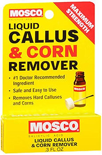 Special pack of 6 Mosco PB18305 Mosco Liquid Callus & Corn Remover: 0.3 oz