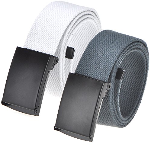 Men s cut to fit 3 pack or 1 pack web belt with flip-to…