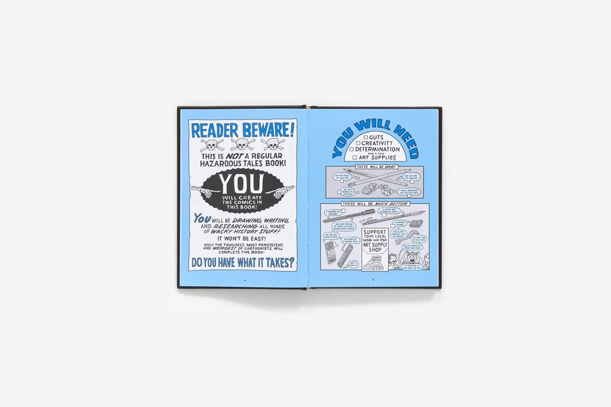 Let's Make History! (Nathan Hale's Hazardous Tales): Create Your Own Comics Let's Make History! (Nathan Hale's Hazardous Tales): Create Your Own Comics Hardcover Kindle