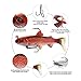 Goture Fishing Lures for Bass - Lead Jigs Soft Plastic Fishing Lures with Hook Freshwater and Saltwater Fishing Bait (5 Colors/0.82oz（5 Pack）
