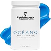 Gentlemen Republic Oceano Men's Hair Gel 32oz - Strong Hold &amp; High Shine | Alcohol-free formula with strong touchable hold, high shine finish, fresh scent &mdash; made in USA