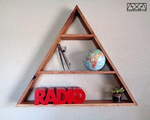 SINGLE Solid Wood Large Triangle Display Shelf