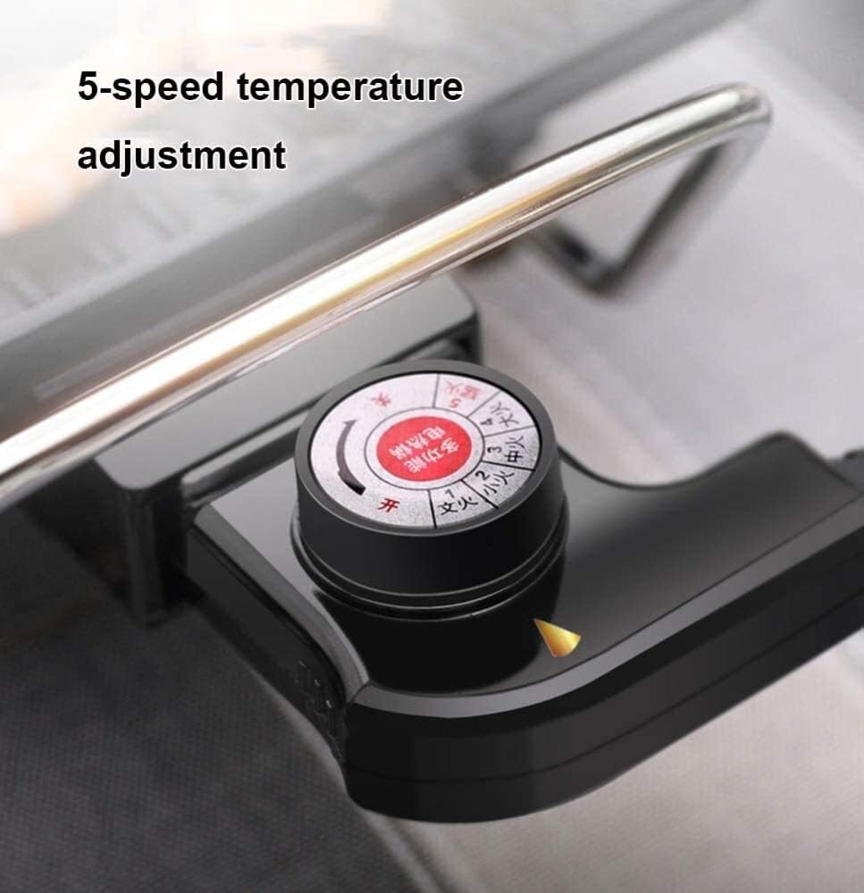 review Indoor Electric Barbecue Grill Korean Smokefree BBQ Table Ith Adjustable Temperature 1400w High Power for Home Outdoor Courtyard Dinner YZPDD