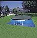 Intex 18ft X 10ft X 42in Oval Frame Pool Set with Filter Pump, Ladder, Ground Cloth & Pool Cover