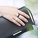 Zollen 10 Packs Silicone Wedding Rings for Women, Thin Rubber Wedding Bands Stackable Ring, Hypoallergenic Silicone