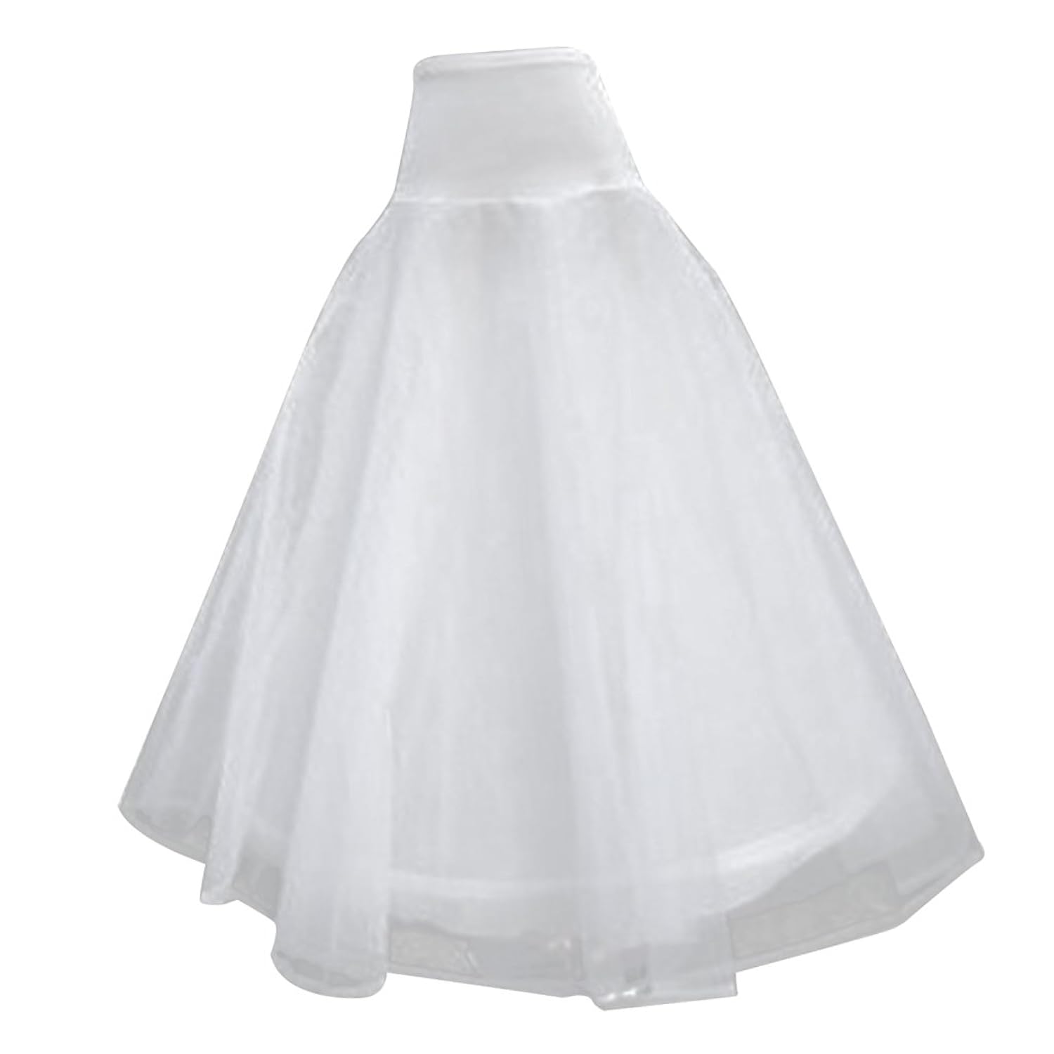 generic women's petticoat (st-1188_white_free size)