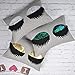 JWH Sequin Eyelash Throw Pillow Covers Handmade Decorative Fun Accent Pillow Cases Cute Rectangle Cushion Covers Bedroom Car Sofa Couch Classroom 12x18 Inch with Zipper Silver Gray
