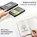 Undated Weekly Planner for Men and Women - Goal and Productivity Planner - Hardcover, Faux Leather, Gray