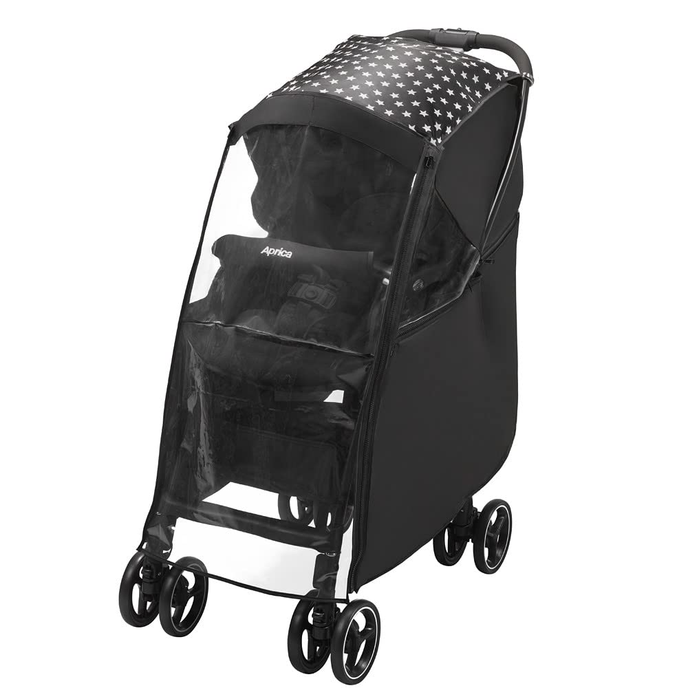 Aprica(アップリカ) ベビーカー用レインカバー 雨の日に色が変わるマルチレインカバー ラクーナ、ルンルン、カルーンエアー対応 (ホワイト) 2036996商品画像
