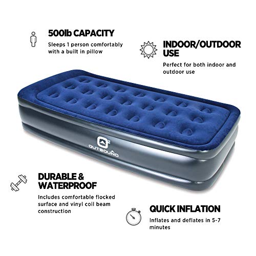 outbound double air bed