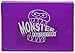 Monster Protectors Magnetic Double Deck Box - Purple, Holds 150 Gaming TCGs, Self-Locking Closure, Compatible w Standard & Smaller Size Gaming Trading Cards, Removable Construction