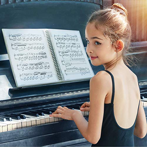 CRANBURY Sheet Music Folder 8.5x11 Binder (Black), Spiral Bound Lies