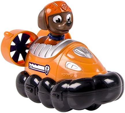 Mini Vehicle and Figure of Paw Patrol with Real Working Wheels, Greate Gift for Kids (Zuma)