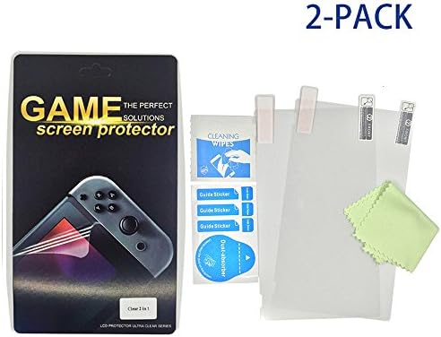 Nintendo Switch Screen Protector (2-Pack), Ultra Clear Soft Thin Screen Protector for Nintendo Switch