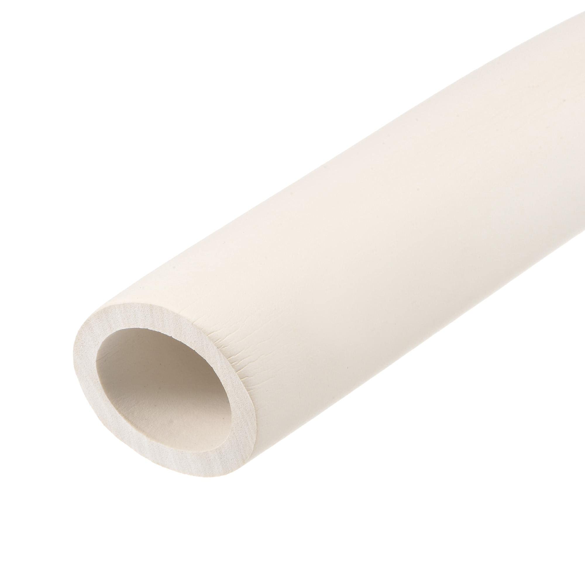 sourcing map Foam Tubing for Handle Grip Support, 25mm ID 35mm OD 1m Length White