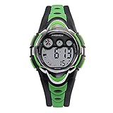 Hiwatch Youth Waterproof Watch Digital Sports Watch with Alarm Stopwatch for Kids Girls Boys Green
