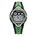 Hiwatch Youth Waterproof Watch Digital Sports Watch with Alarm Stopwatch for Kids Girls Boys Green