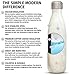 Simple Modern 25oz Wave Water Bottle - Stainless Steel Double Wall Vacuum Insulated Metal Reusable - Leakproof Pattern: Sandstone