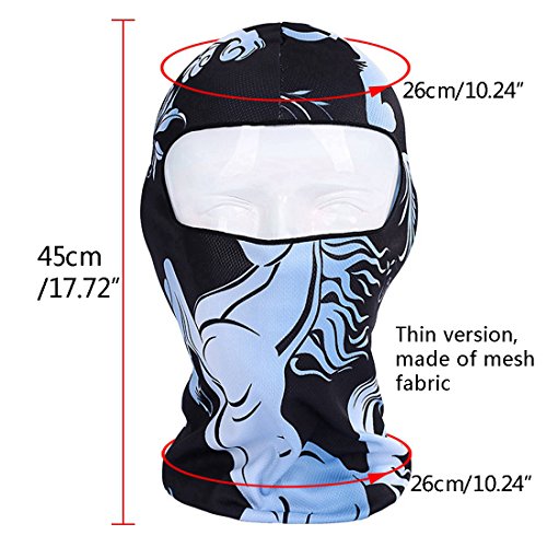 Xianheng Balaclava Face Mask Outdoor Sports Cold Weather Neck Warmer Windproof for SKi Cycling Motorcycle Snowboard Hiking Running,Steed