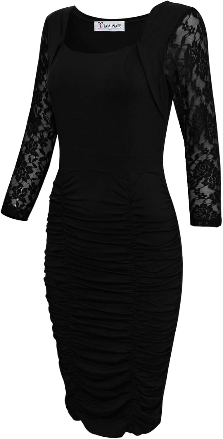 bodycon midi dresses with sleeves
