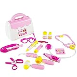 Doctor Medical Play Kits for Kids - Happy Birthday Gifts for Girls, 15PCS in 1 Pretend and Play Medical Toy Set with 5 Light Up Tools