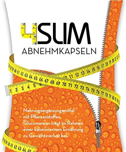 4SLIM brûleur de graisse pour homme et femme | végétalien gelules | application simple, rapide, efficace | produit naturel (60 capsules)