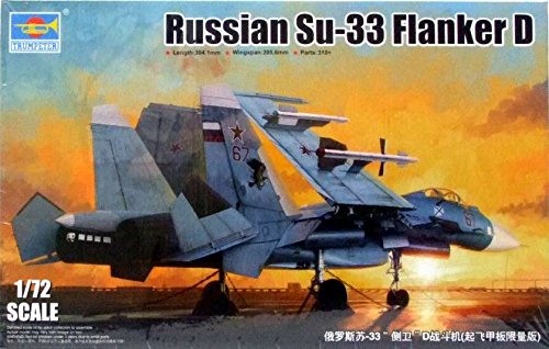 Russian Su-33 Flanker D 1/72 Aircraft Model Kit