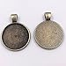 Dcatcher 24 PCS Bezel Pendant Trays Round Cabochon Settings Trays Pendant Blanks, 25mm Diameter, Antique Brass Colour