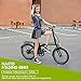 NAKTO 20″ 250W Foldaway Electric Bike Sport Mountain Bicycle with Lithium Batterythumb 1