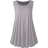 SepiMeli Tank Tops for Women Plus Size Sleevelss Tunic Casual Summer Clothes Swing Shirts for Leggings