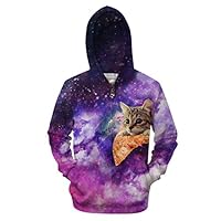 zippern Galaxy Zip Hoodies 3D Sweatshirt Hooded Sportswear Cardigan Unisex ZIP249 5XL