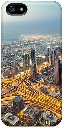 High Quality View From Burj Khalifa Dubai Case For Iphone 5/5s / Perfect Case