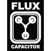 Flux Capacitor Vinyl Decal Sticker|Cars Trucks Walls Laptop| White | 5.5 x 3.7 in |CCI341