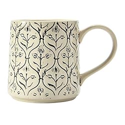 Creative Co-Op Set of 4, Stoneware Mug, 4 Styles