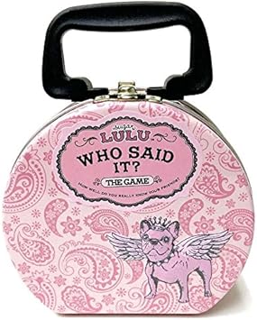 Sugar Lulu Games for Girls Who Said It Card Tin