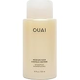 OUAI Medium Shampoo - Hydrating Shampoo with Coconut Oil, Babassu, Kumquat Extract and Keratin - Strengthens, Nourishes and Adds Shine - Paraben, Phthalate and Sulfate Free Hair Care Products (10 Oz)