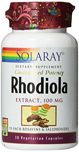 Solaray Rhodiola Extract, 100 mg, 30 Count