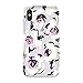 kate spade new york Cell Phone Case for iPhone X - Romantic Floral Translucent Purple None