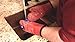 Silicone Oven Mitts, 1 Pair (2 x Dark Red Mitt), Deluxe Quilted Liner, Bonus Brush